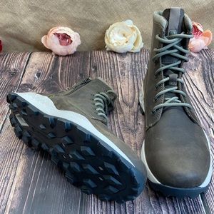 Timberland Brown/Gray Brooklyn Side-Zip Boots 11M